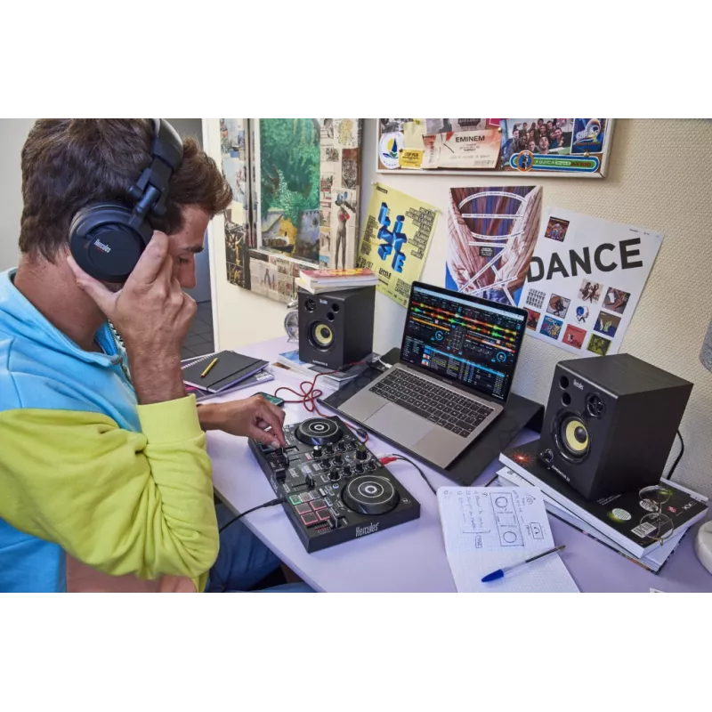 Hercules DJLearning Kit skaitmeninė vinilinė sistema (DVS) juoda