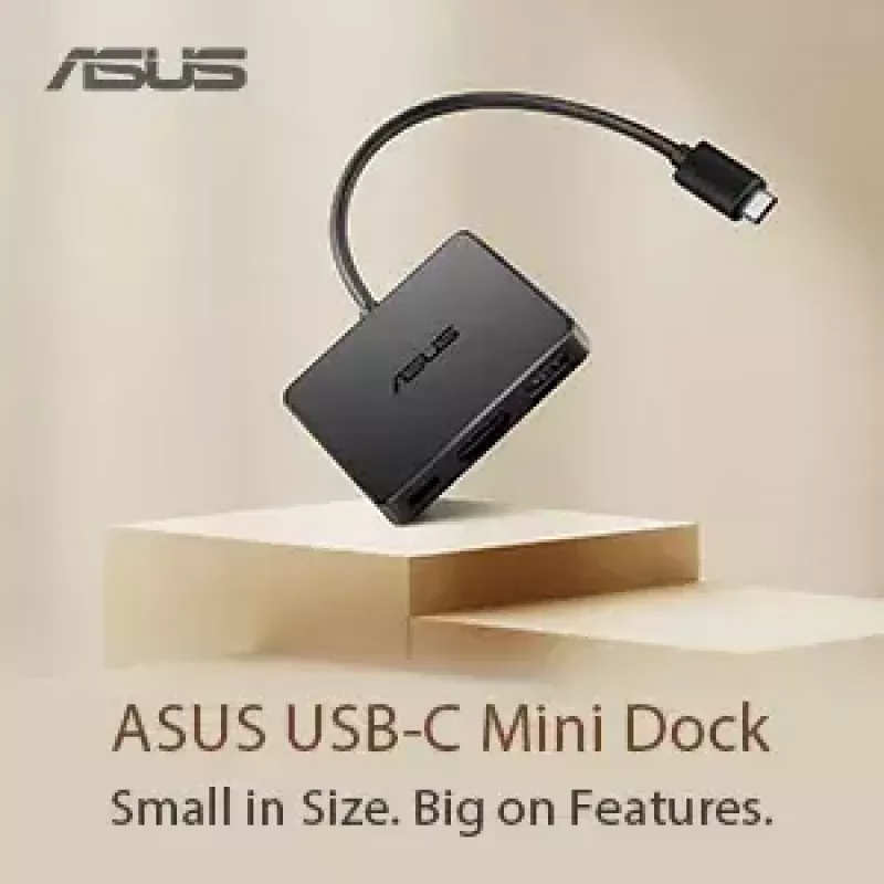 ASUS USB-C Mini Dock laidinis USB 3.2 Gen 2 (3.1 Gen 2) Type-C juodas