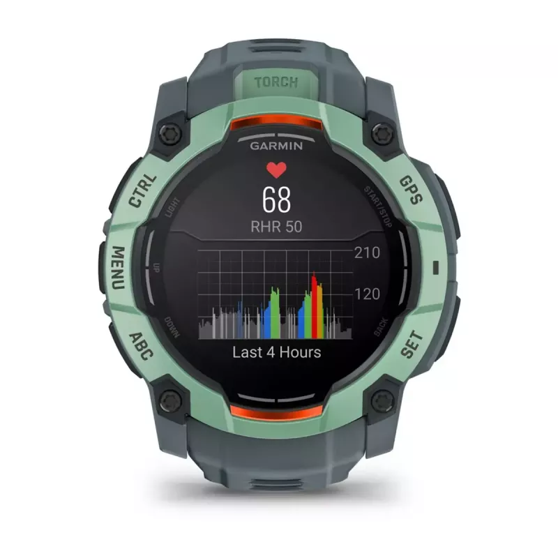 GARMIN Instinct 3 AMOLED 50 mm dėklas – išmanusis laikrodis