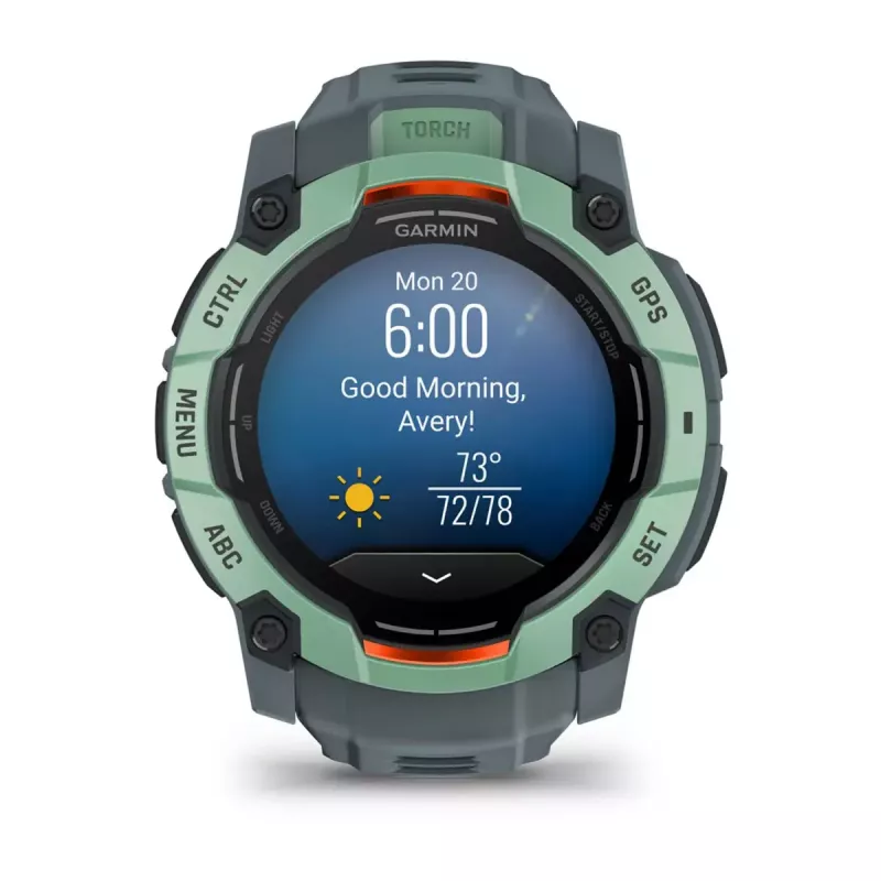GARMIN Instinct 3 AMOLED 50 mm dėklas – išmanusis laikrodis