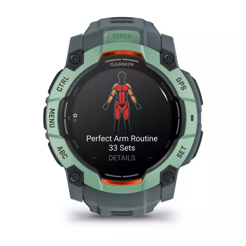 GARMIN Instinct 3 AMOLED 50 mm dėklas – išmanusis laikrodis