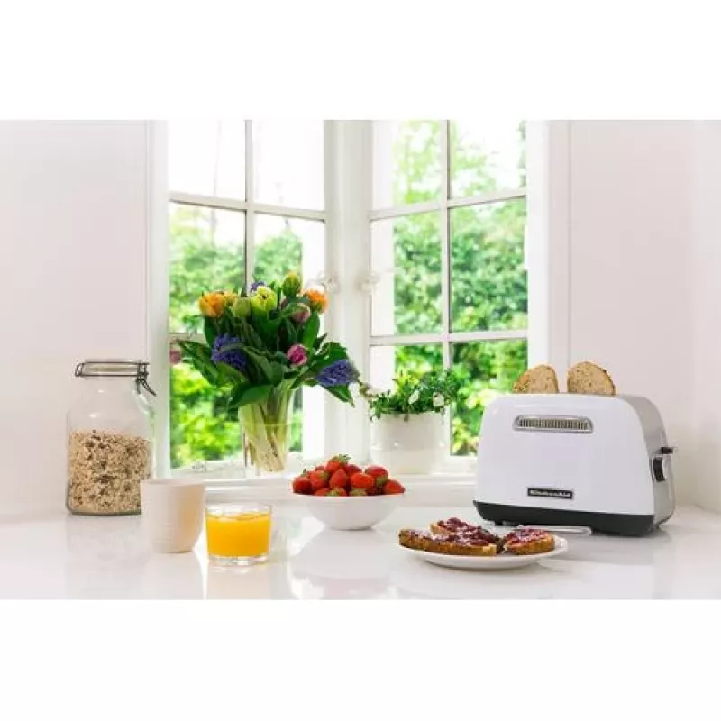 Skrudintuvas KitchenAid 5KMT2115EWH 2 riekėms 1100 W, nerūdijantis plienas, baltas