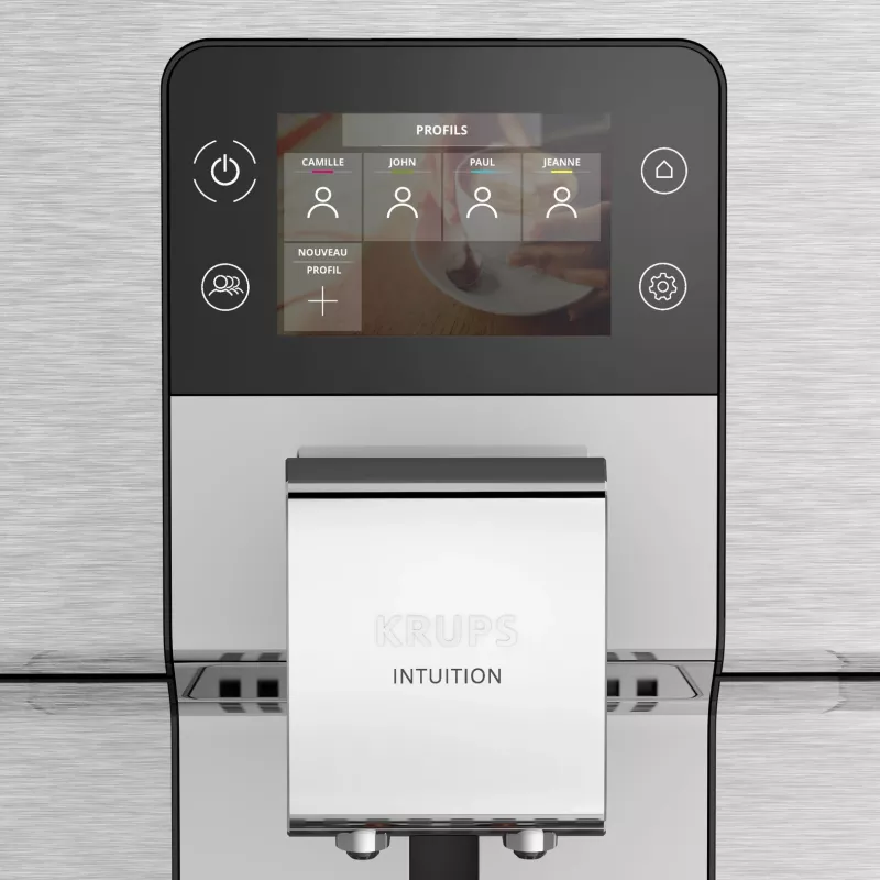 Krups Intuition Experience+ EA877D10 kavos aparatas - pilnai automatinis espreso aparatas su malūnėliu, 3 L