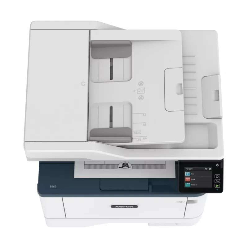 Xerox B305 A4 daugiafunkcis spausdintuvas 38ppm belaidis dvipusis spausdinimas/kopijavimas/nuskaitymas PS3 PCL5e/6 2 padėklai 350 lapų