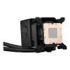 ASUS ROG Ryujin III 360 ARGB Extreme skysčio aušintuvas 360 mm, 3x12 cm ventiliatoriai, LCD ekranas, juodas