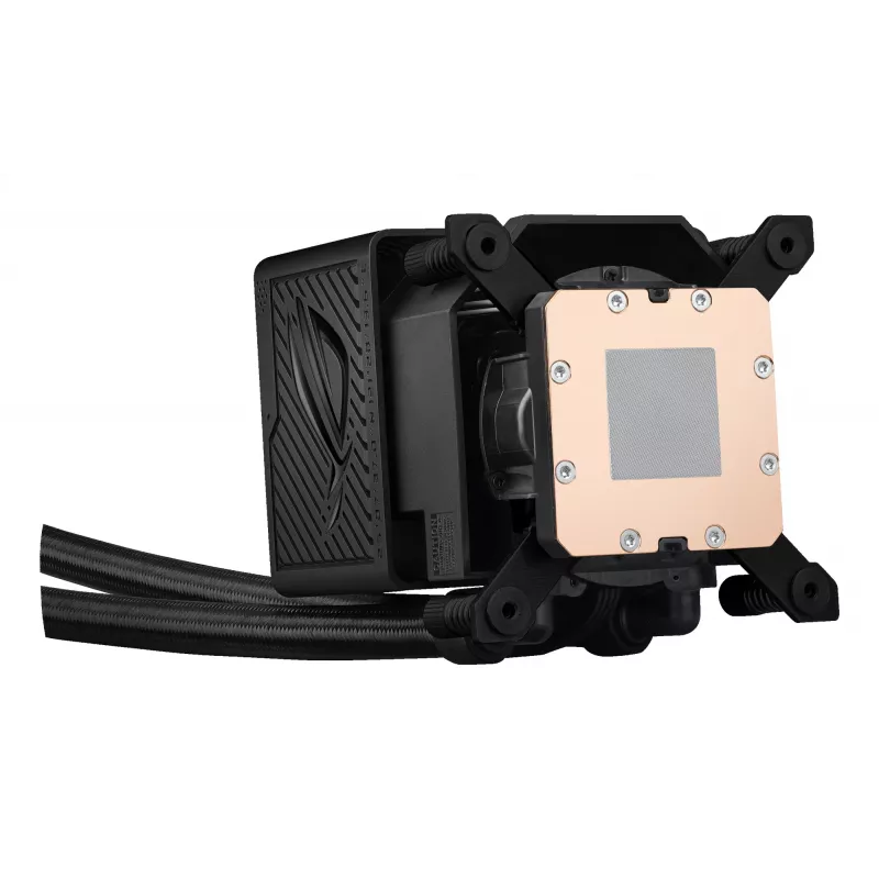ASUS ROG Ryujin III 360 ARGB Extreme skysčio aušintuvas 360 mm, 3x12 cm ventiliatoriai, LCD ekranas, juodas