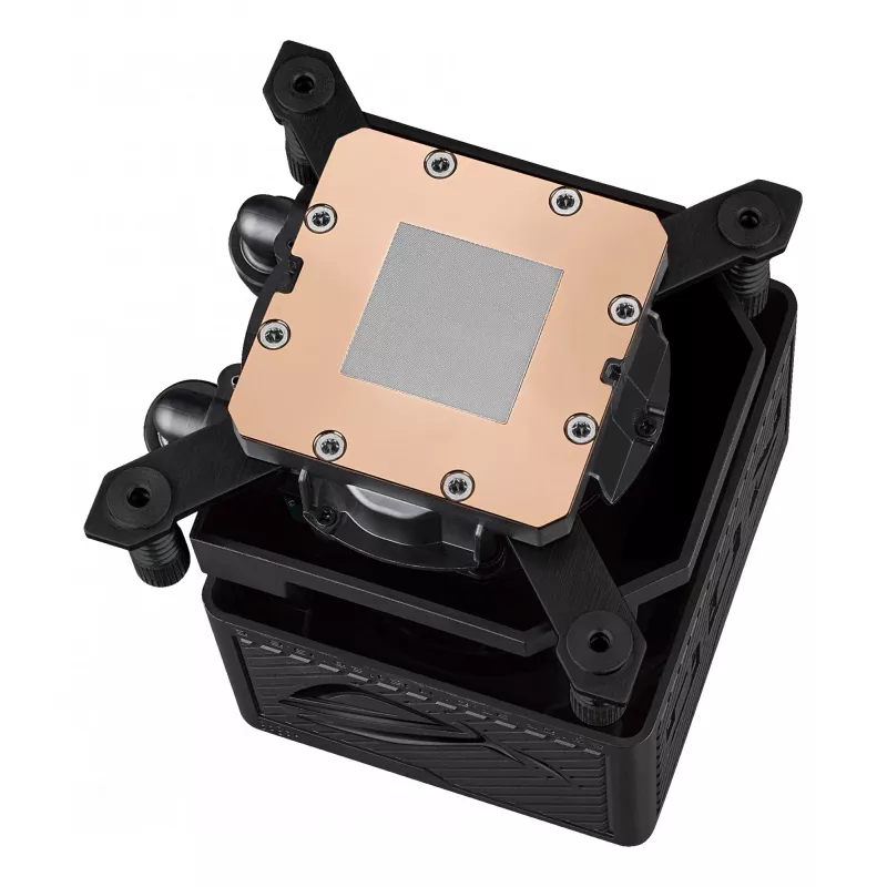 ASUS ROG Ryujin III 360 ARGB Extreme skysčio aušintuvas 360 mm, 3x12 cm ventiliatoriai, LCD ekranas, juodas