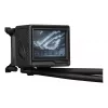 ASUS ROG Ryujin III 360 ARGB Extreme skysčio aušintuvas 360 mm, 3x12 cm ventiliatoriai, LCD ekranas, juodas