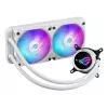 ASUS ROG Strix LC III 240 ARGB White Edition skysčio aušinimo komplektas 12 cm