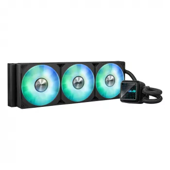 ASUS Prime LC 360 ARGB vandens aušintuvas 360 mm, 3x 120 mm ARGB ventiliatoriai, juodas
