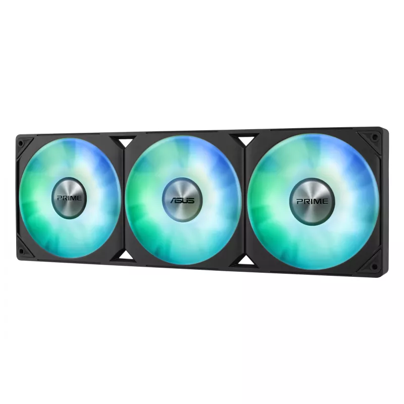 ASUS Prime LC 360 ARGB vandens aušintuvas 360 mm, 3x 120 mm ARGB ventiliatoriai, juodas