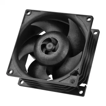 ARCTIC S8038-10K - 80 mm serverinis ventiliatorius, 8 cm, 173,3 m³/h, juodas