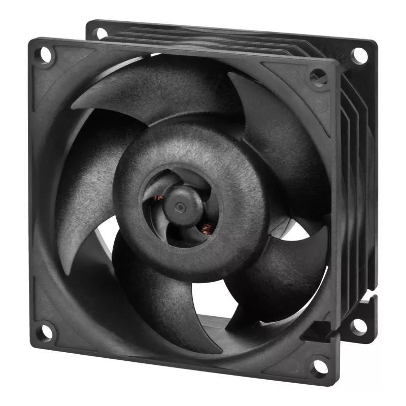 ARCTIC S8038-10K - 80 mm serverinis ventiliatorius, 8 cm, 173,3 m³/h, juodas