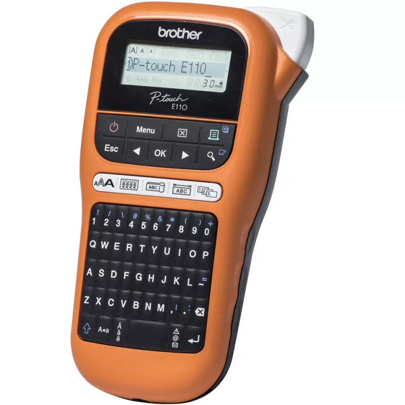 Brother PT-E110 etikečių spausdintuvas terminis perdavimas 180 x 180 DPI 20 mm/s HGe/TZe QWERTY