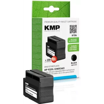 KMP HP CN053AE Nr.932XL juoda kasetė – aukštos talpos alternatyva originalui