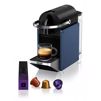 Kapsulinė kavos aparatėlė De’Longhi Pixie EN127.BL — Nespresso sistema, 1 L vandens bakelis, 19 bar, 1260 W, 235×117×324 mm, 2,5 kg