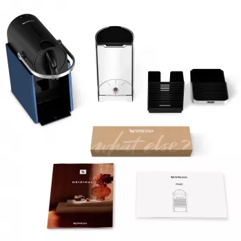 Kapsulinė kavos aparatėlė De’Longhi Pixie EN127.BL — Nespresso sistema, 1 L vandens bakelis, 19 bar, 1260 W, 235×117×324 mm, 2,5 kg
