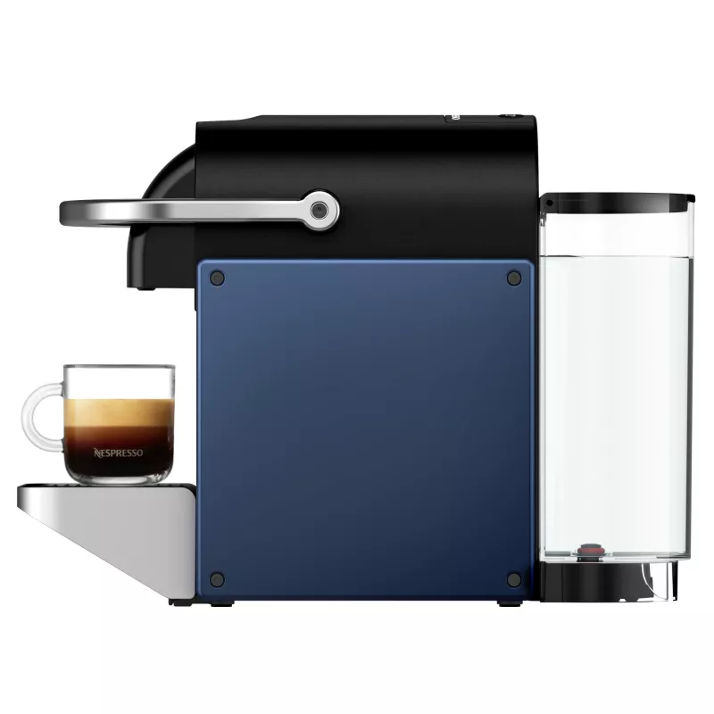 Kapsulinė kavos aparatėlė De’Longhi Pixie EN127.BL — Nespresso sistema, 1 L vandens bakelis, 19 bar, 1260 W, 235×117×324 mm, 2,5 kg