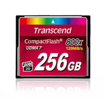 TRANSCEND CompactFlash 800 256GB 800x atminties kortelė