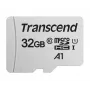 TRANSCEND Micro SDHC atminties kortelė 300S 32GB UHS-I U1 be adapterio