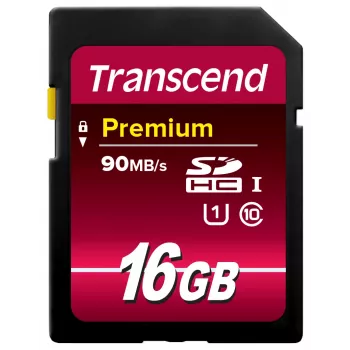 „Transcend“ 16 GB SDHC UHS-I atminties kortelė TS16GSDU1