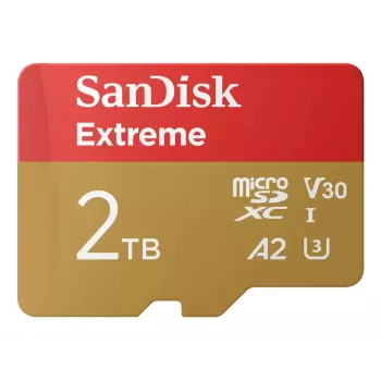 WESTERN DIGITAL Extreme Micro SDXC 2TB su SD adapteriu 240MB/s