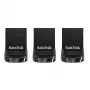 WESTERN DIGITAL SanDisk Ultra Fit 32GB USB atmintinė USB 3.1 (3 vnt.)