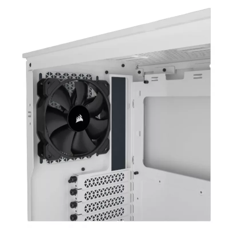CORSAIR 3000D AIRFLOW baltas vidutinis bokštinis kompiuterio korpusas