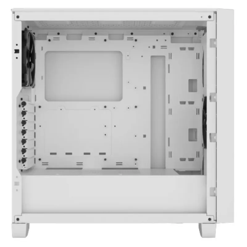 CORSAIR 3000D AIRFLOW baltas vidutinis bokštinis kompiuterio korpusas