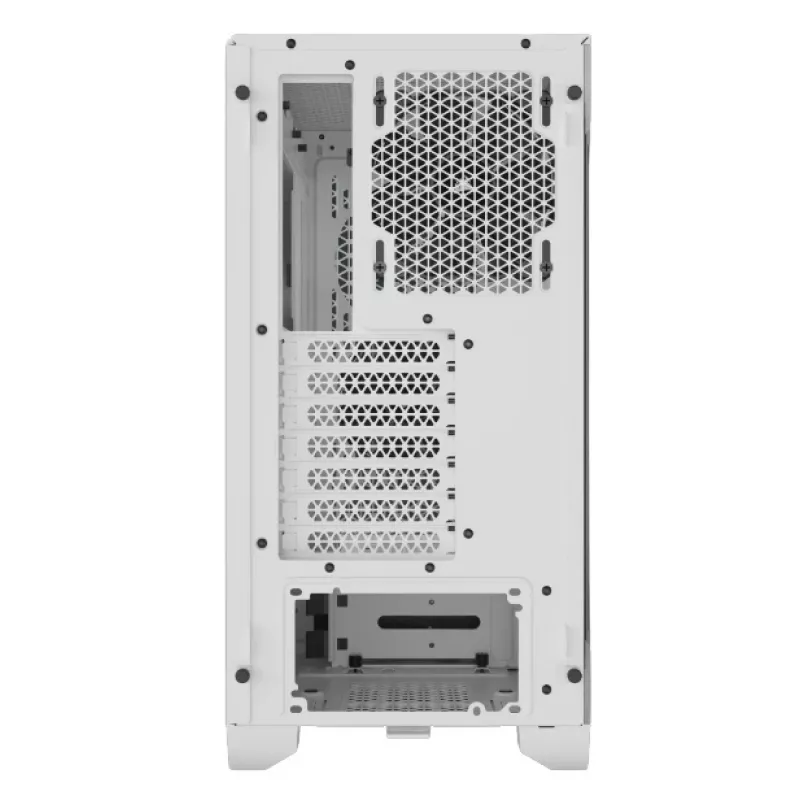 CORSAIR 3000D AIRFLOW baltas vidutinis bokštinis kompiuterio korpusas