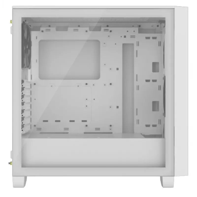 CORSAIR 3000D AIRFLOW baltas vidutinis bokštinis kompiuterio korpusas