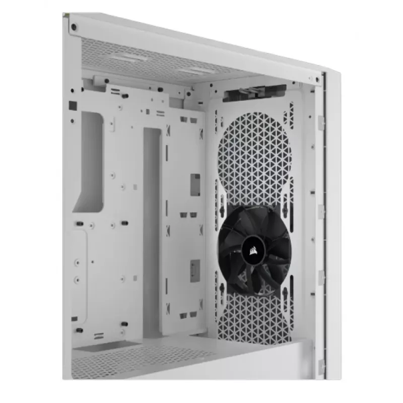 CORSAIR 3000D AIRFLOW baltas vidutinis bokštinis kompiuterio korpusas