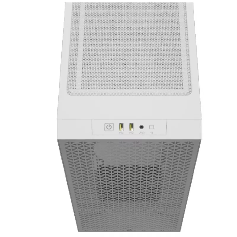 CORSAIR 3000D AIRFLOW baltas vidutinis bokštinis kompiuterio korpusas