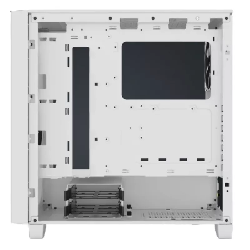 CORSAIR 3000D AIRFLOW baltas vidutinis bokštinis kompiuterio korpusas