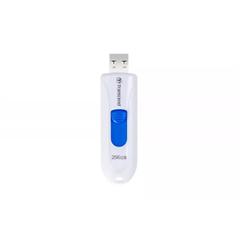 TRANSCEND JetFlash 790W - 256GB USB atmintukas - USB 3.1 - Baltas