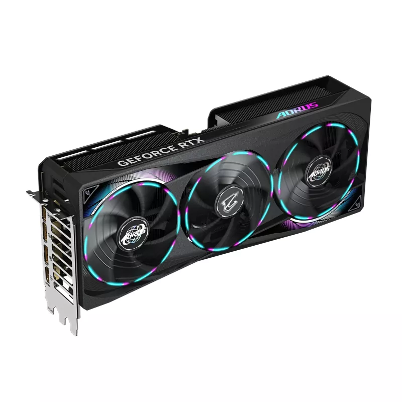 GIGABYTE AORUS GeForce RTX 5070 MASTER 12G vaizdo plokštė – 12 GB GDDR7, 192 bit, PCI-E 5.0, 2715 MHz, 3x DP 2.1a, 1x HDMI 2.1b, NVIDIA DLSS 4, GV-N5070AORUS M-12GD