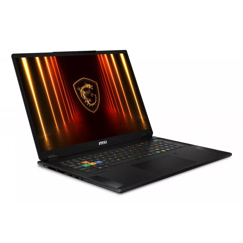 Nešiojamas kompiuteris MSI Stealth 18 HX AI A2XWIG-042, Intel Core Ultra 9 275HX, 45,7 cm (18 inch) UHD+, 64 GB DDR5, 2 TB SSD, NVIDIA GeForce RTX 5080, Wi-Fi 7, Windows 11 Pro, juodas