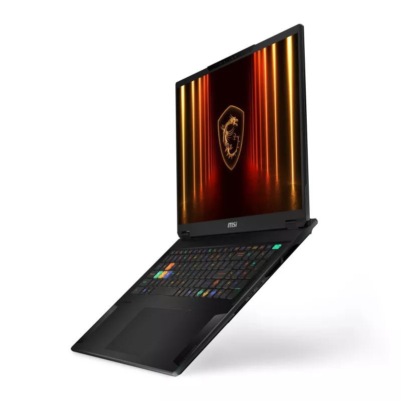 Nešiojamas kompiuteris MSI Stealth 18 HX AI A2XWIG-042, Intel Core Ultra 9 275HX, 45,7 cm (18 inch) UHD+, 64 GB DDR5, 2 TB SSD, NVIDIA GeForce RTX 5080, Wi-Fi 7, Windows 11 Pro, juodas