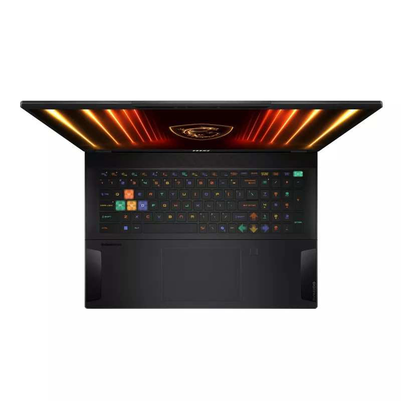 Nešiojamas kompiuteris MSI Stealth 18 HX AI A2XWIG-042, Intel Core Ultra 9 275HX, 45,7 cm (18 inch) UHD+, 64 GB DDR5, 2 TB SSD, NVIDIA GeForce RTX 5080, Wi-Fi 7, Windows 11 Pro, juodas