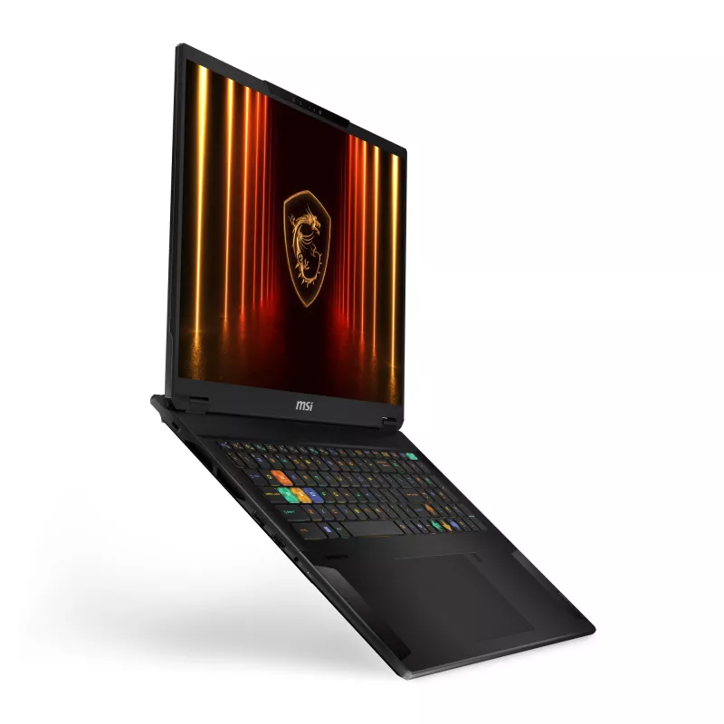 Nešiojamas kompiuteris MSI Stealth 18 HX AI A2XWIG-042, Intel Core Ultra 9 275HX, 45,7 cm (18 inch) UHD+, 64 GB DDR5, 2 TB SSD, NVIDIA GeForce RTX 5080, Wi-Fi 7, Windows 11 Pro, juodas