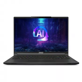 Nešiojamas kompiuteris MSI Stealth A16 AI+ A3XWIG-043 AMD Ryzen AI 9 HX 370 40,6 cm (16 col.) Quad HD+ 32 GB LPDDR5x-SDRAM 2 TB SSD NVIDIA GeForce RTX 5080 Wi-Fi 7 (802.11be) Windows 11 Home Juodas