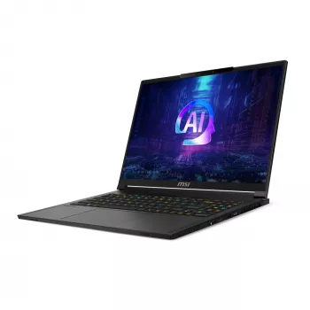 Nešiojamas kompiuteris MSI Stealth A16 AI+ A3XWIG-043 AMD Ryzen AI 9 HX 370 40,6 cm (16 col.) Quad HD+ 32 GB LPDDR5x-SDRAM 2 TB SSD NVIDIA GeForce RTX 5080 Wi-Fi 7 (802.11be) Windows 11 Home Juodas