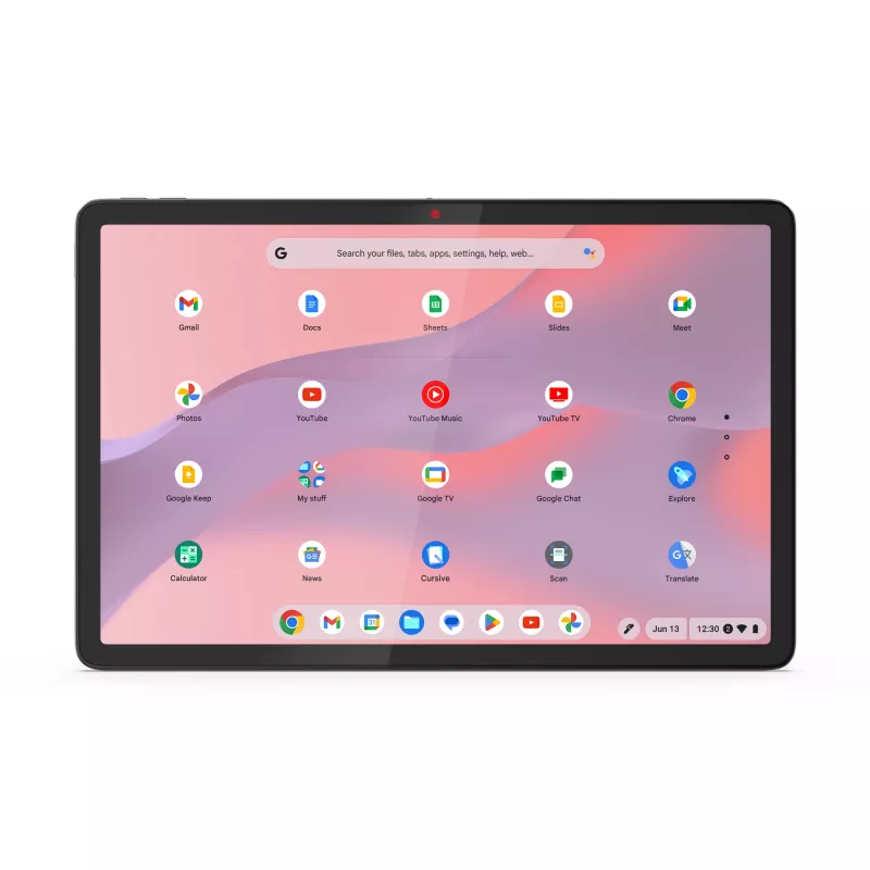 Lenovo Chromebook Duet 11M889 nešiojamas planšetinis kompiuteris, MediaTek Kompanio 838, 27,8 cm (10,9 colių) jutiklinis ekranas WUXGA, 8 GB LPDDR4x-SDRAM, 128 GB eMMC, „Wi-Fi 6“ (802.11ax), „ChromeOS“, pilka spalva