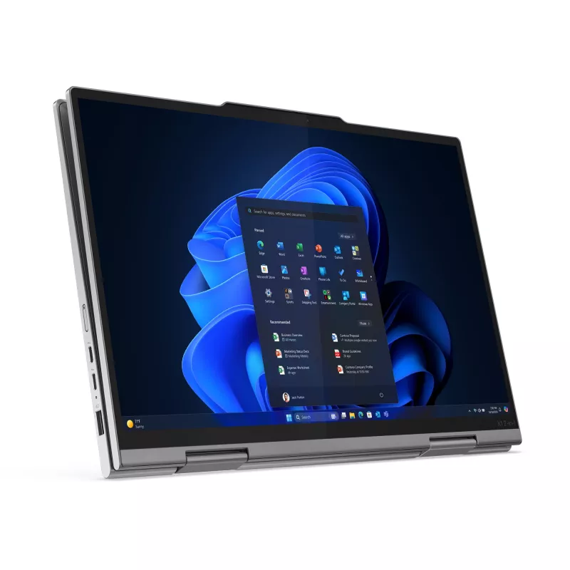 Hibridinis 2-in-1 nešiojamasis kompiuteris Lenovo ThinkPad X1 2-in-1 Gen 10 Aura Edition Copilot+ PC — Intel Core Ultra 7 258V, 14 colių WUXGA jutiklinis, 32 GB LPDDR5x, 1 TB SSD, Wi‑Fi 7, Windows 11 Pro