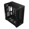 PC korpusas Thermaltake View 390 Air Midi Tower — juodas, palaiko PS2 maitinimo bloką, 3,5 colio HDD, 2,5 colio SSD, iki 200 mm priekinių ventiliatorių