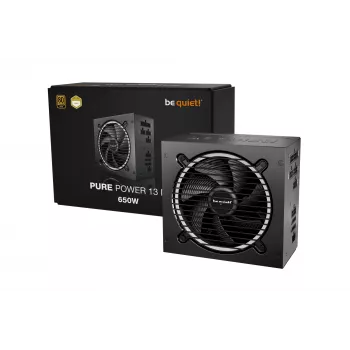 be quiet! Pure Power 13 M 650W maitinimo blokas 20+4 pin ATX ATX Juoda