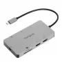 Targus DOCK423EU USB-C dokas su dviem HDMI 4K ir 100W įkrovimu, sidabrinis