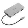 Targus DOCK423EU USB-C dokas su dviem HDMI 4K ir 100W įkrovimu, sidabrinis