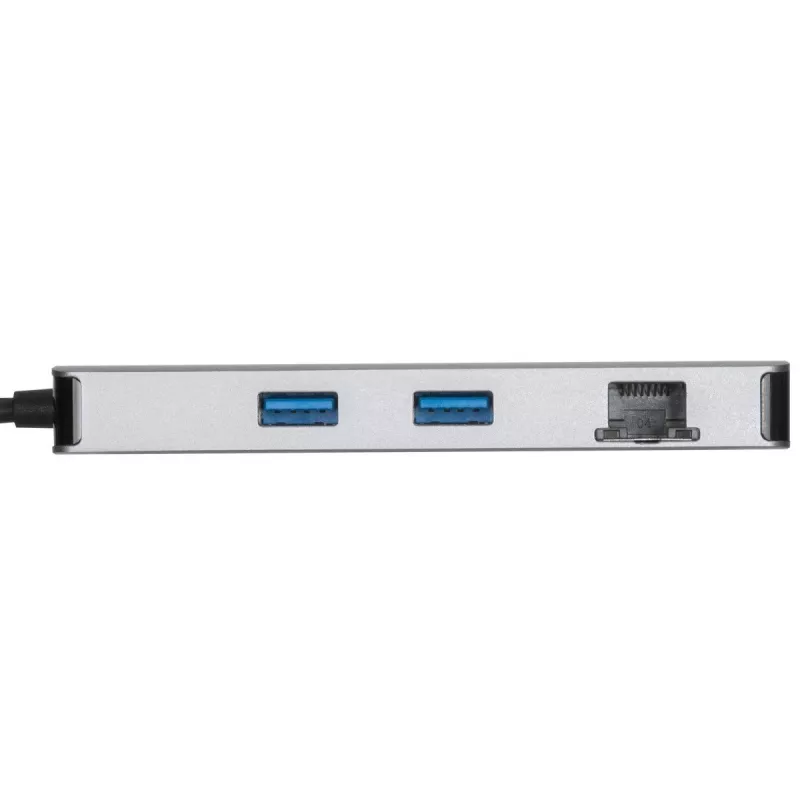 Targus DOCK423EU USB-C dokas su dviem HDMI 4K ir 100W įkrovimu, sidabrinis