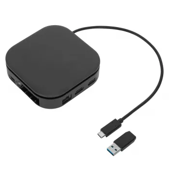 Targus DOCK116GLZ belaidis dokas / prievadų replikatorius USB 3.2 Gen 2 (3.1 Gen 2) Type-C juodas